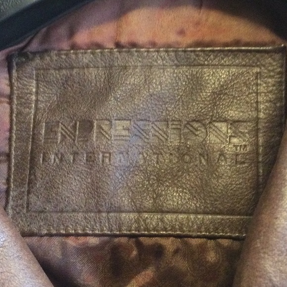 Vintage Leather Jacket, Size L 42-44 - Picture 4 of 7